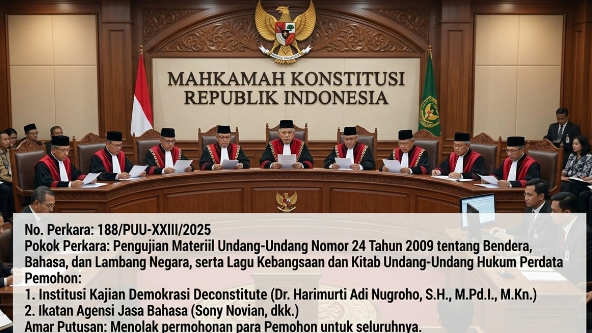 Sony Novian Hormati Putusan MK, Tegaskan Komitmen Advokasi Bahasa Tetap Berjalan