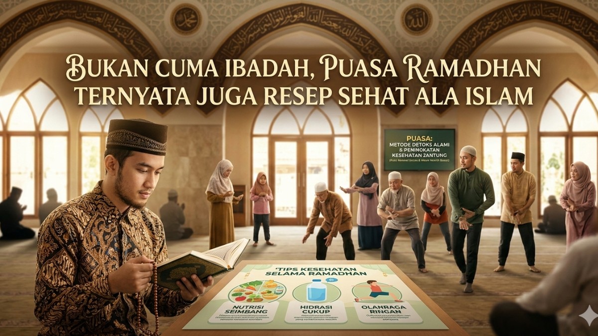 Bukan Cuma Ibadah, Puasa Ramadhan Ternyata Juga Resep Sehat Ala Islam