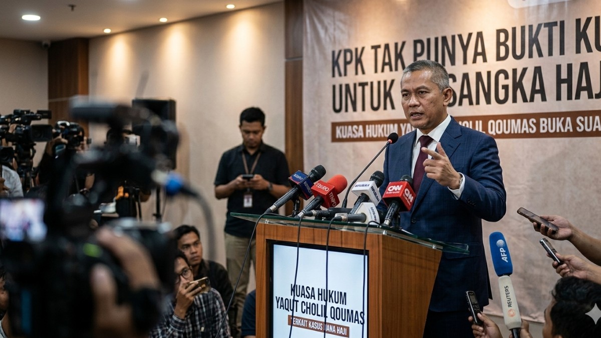 Kuasa Hukum Yaqut Cholil Buka Suara: KPK Tak Punya Bukti Kuat untuk Tersangka Haji