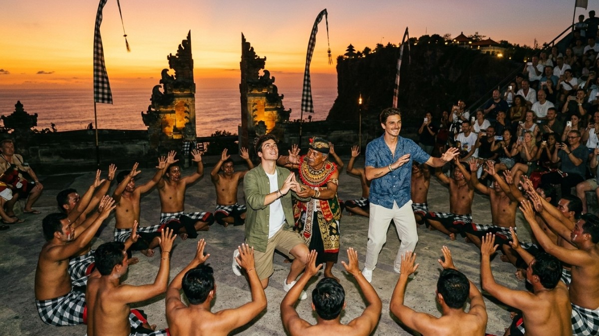 Usai MotoGP Thailand, Joan Mir dan Luca Marini Pilih Liburan ke Bali dan Belajar Tari Kecak