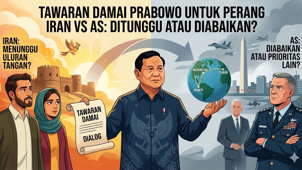 Tawaran Damai Prabowo untuk Perang Iran vs AS: Ditunggu atau Diabaikan?