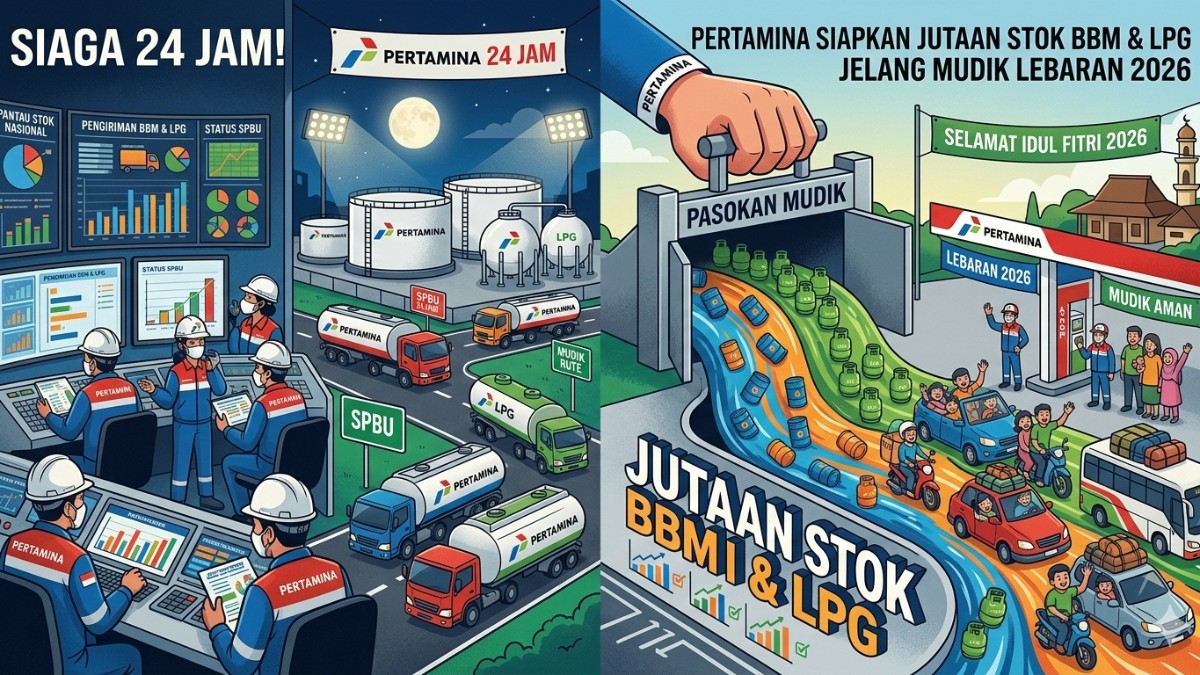 Siaga 24 Jam! Pertamina Siapkan Jutaan Stok BBM & LPG Jelang Mudik Lebaran 2026