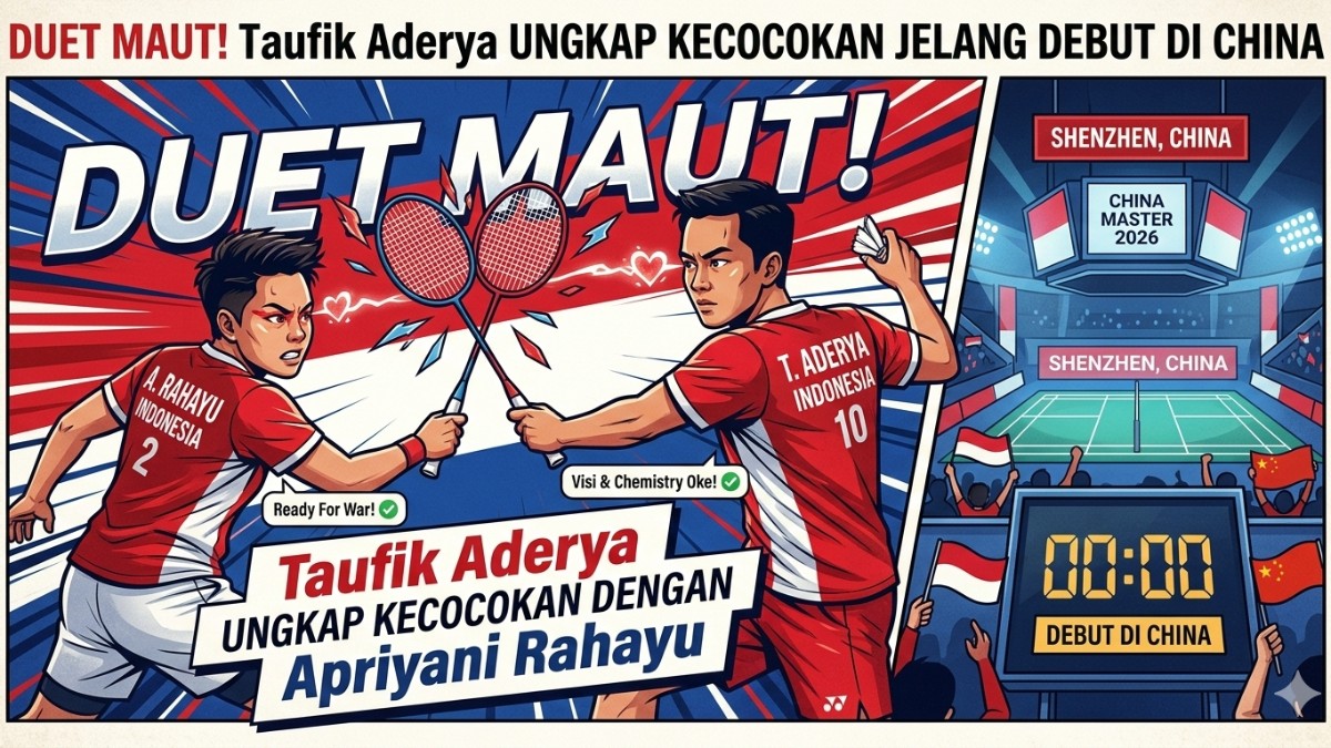 Duet Maut! Taufik Aderya Ungkap Kecocokan dengan Apriyani Rahayu Jelang Debut di China