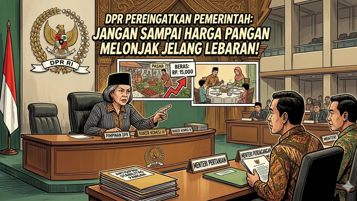 DPR Peringatkan Pemerintah: Jangan Sampai Harga Pangan Melonjak Jelang Lebaran!