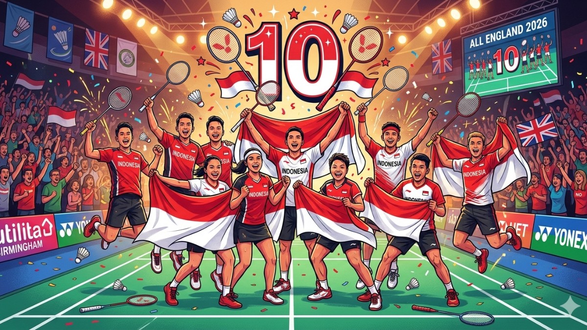 Hebat! 10 Wakil Merah Putih Melaju Mulus ke 16 Besar All England 2026
