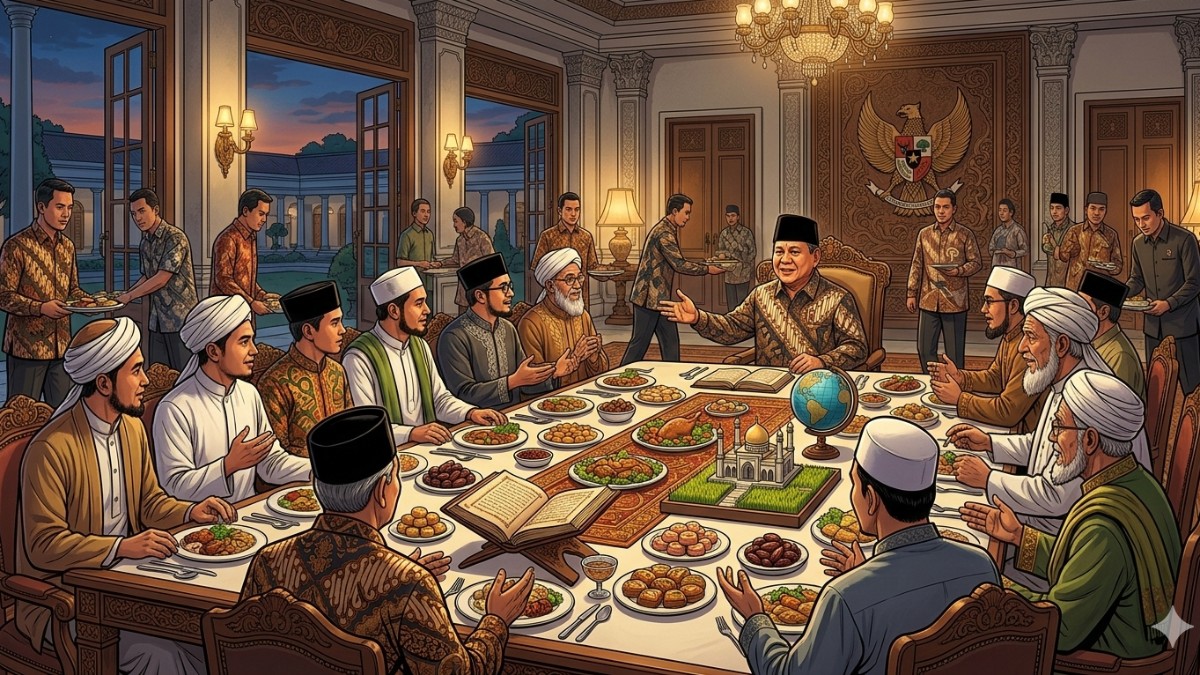 Prabowo Gelar Bukber Spesial di Istana: Ulama dan Tokoh Ormas Islam Diundang Bahas Isu Global?
