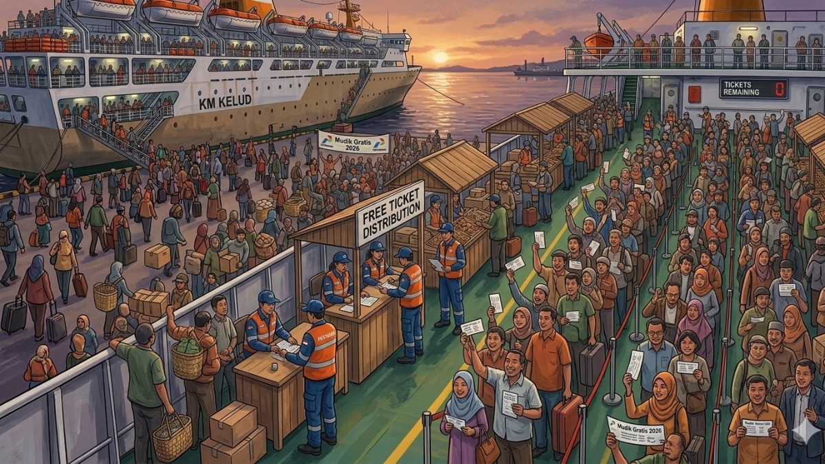 Cuma 6 Jam! 5.000 Tiket Mudik Gratis Pertamina 2026 Ludes Diserbu Warga