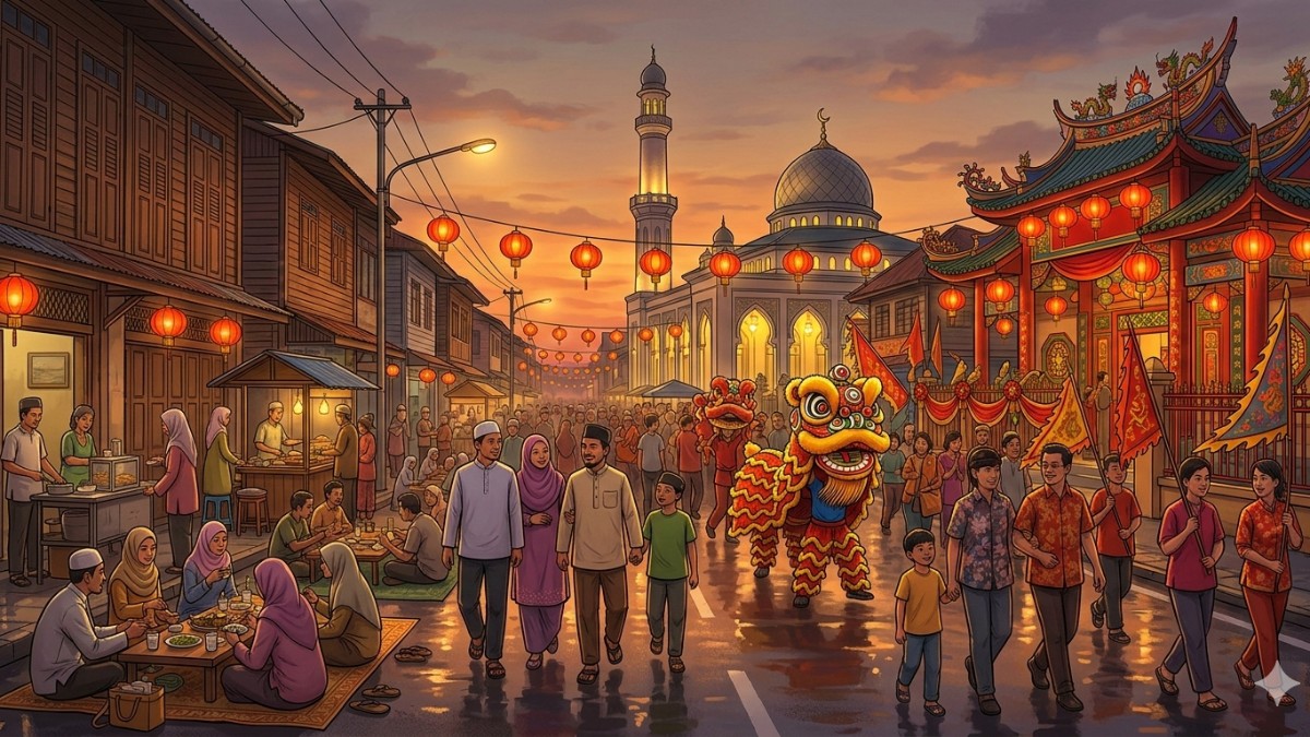 Harmoni di Bulan Suci! Cap Go Meh dan Ramadhan Berdampingan Indah di Singkawang