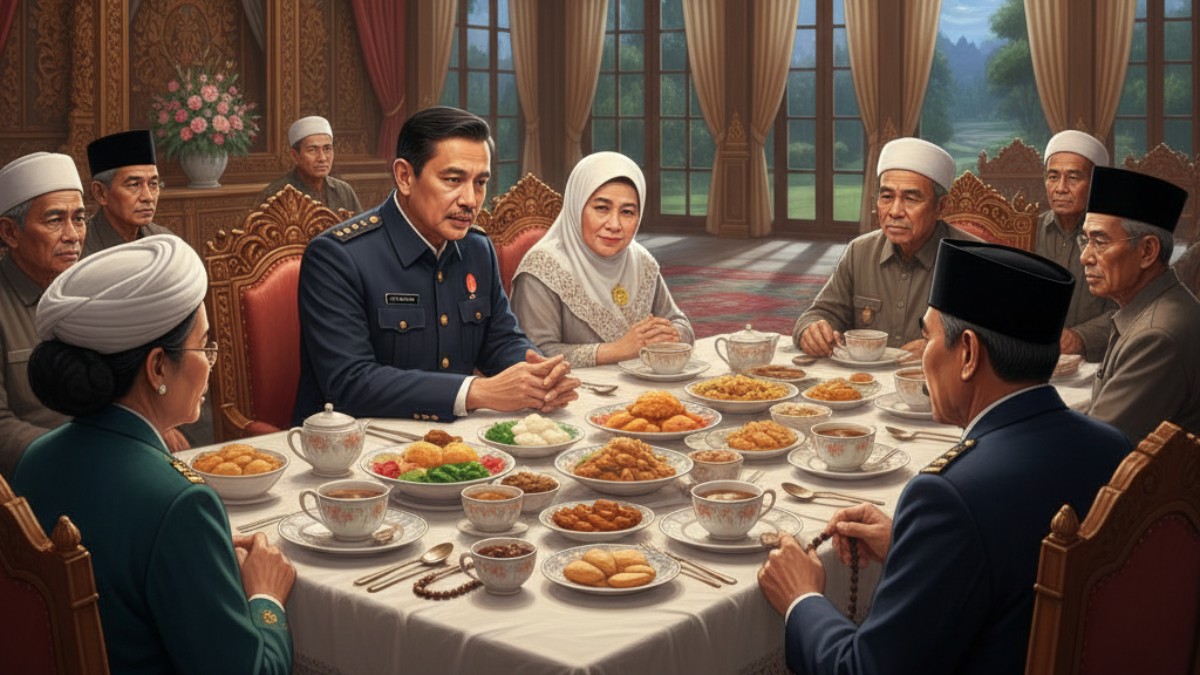 Buka Puasa di Istana, Prabowo Curhat Soal Perang ke Mamah Dedeh dan Para Ulama