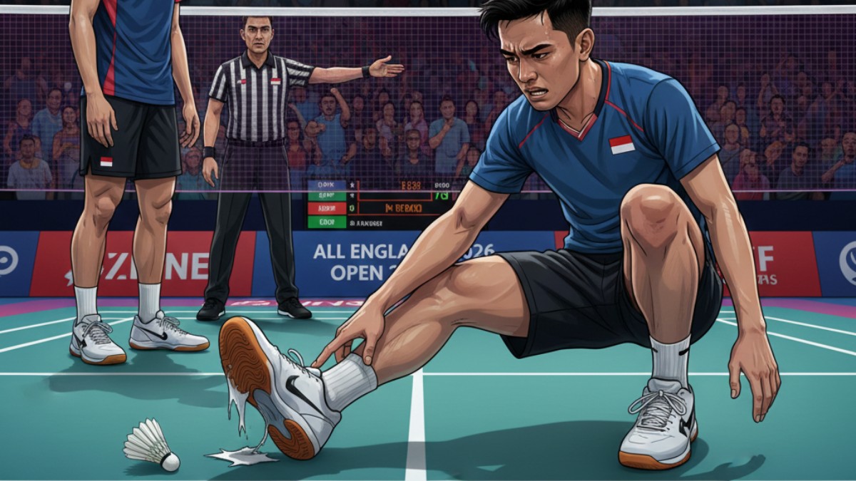 Drama All England 2026! Sepatu Sobek di Momen Krusial, Alwi Farhan Gagal ke Semifinal