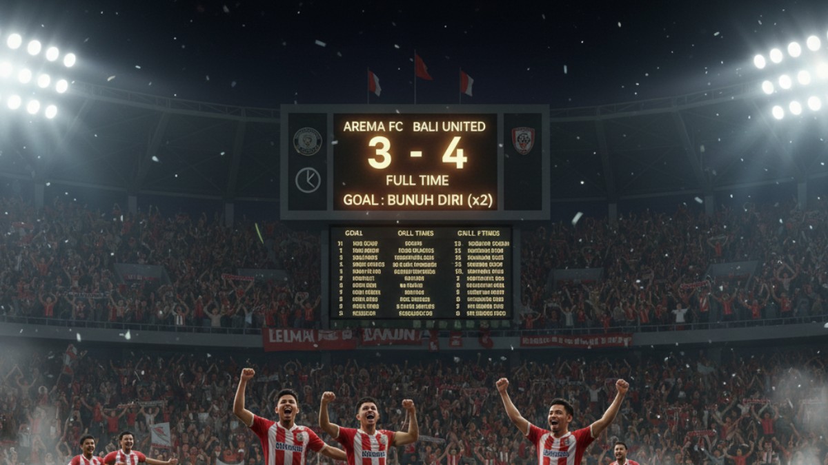 Duel 7 Gol di Kanjuruhan! Bali United Curi Kemenangan 4-3, Dua Gol Bunuh Diri Warnai Laga