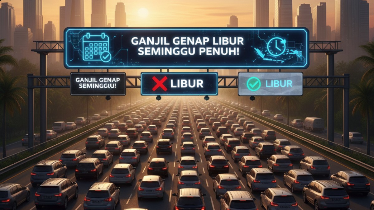 Libur Panjang Nyepi-Lebaran, Ganjil Genap Jakarta Libur Seminggu Penuh!