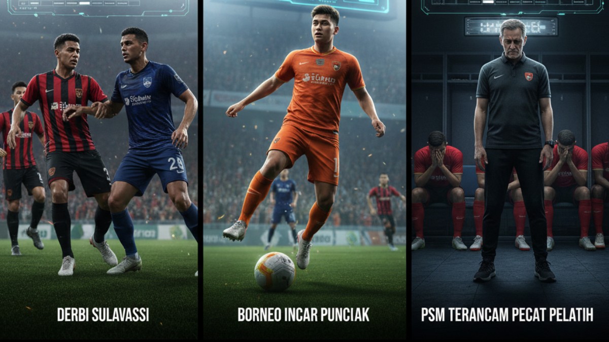 Pekan Panas Super League! Derbi Sulawesi, Borneo Incar Puncak, dan PSM Terancam Pecat Pelatih