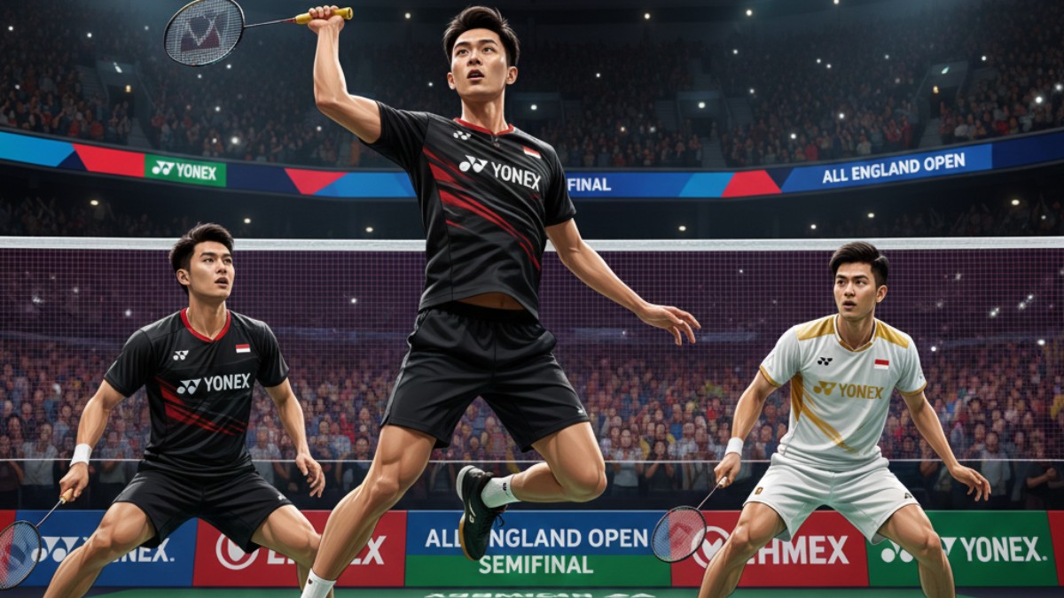 Debutan Vs Jawara! Raymond/Joaquin Tantang Kim/Seo di Semifinal All England, Dini Hari Nanti