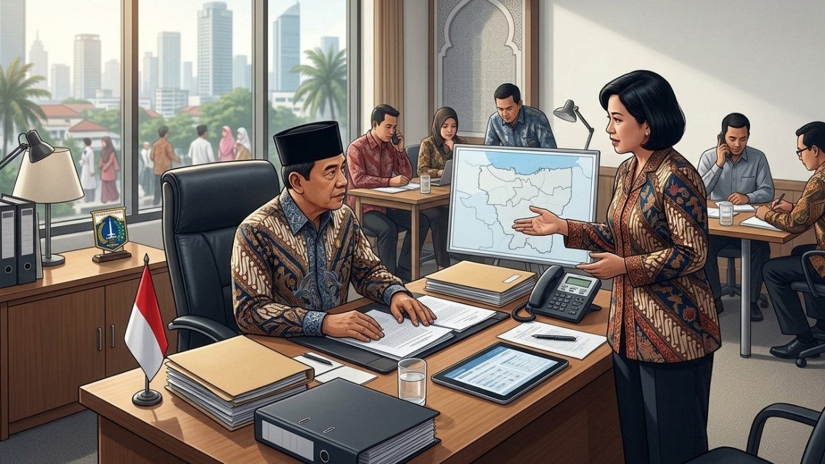 Buatkan gambar ilustrasi realistis,tanpa ada tulisan didalamnya  untuk kepentingan portal berita tentang: 