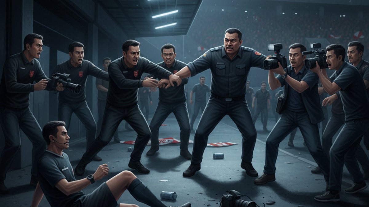 Wasit Dipukul, Jurnalis Diintimidasi! PSSI Murka atas Ricuh Malut United vs PSM