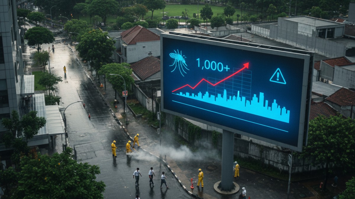Waspada! Kasus DBD di Jakarta Tembus 10 Ribu Lebih, Remaja dan Anak Sekolah Jadi Sasaran Utama