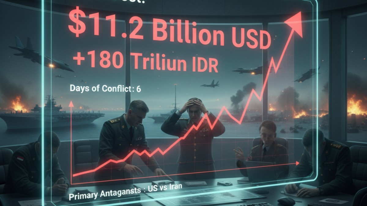Baru Enam Hari Perang, Anggaran Pertempuran AS Lawan Iran Jebol Rp180 Triliun!
