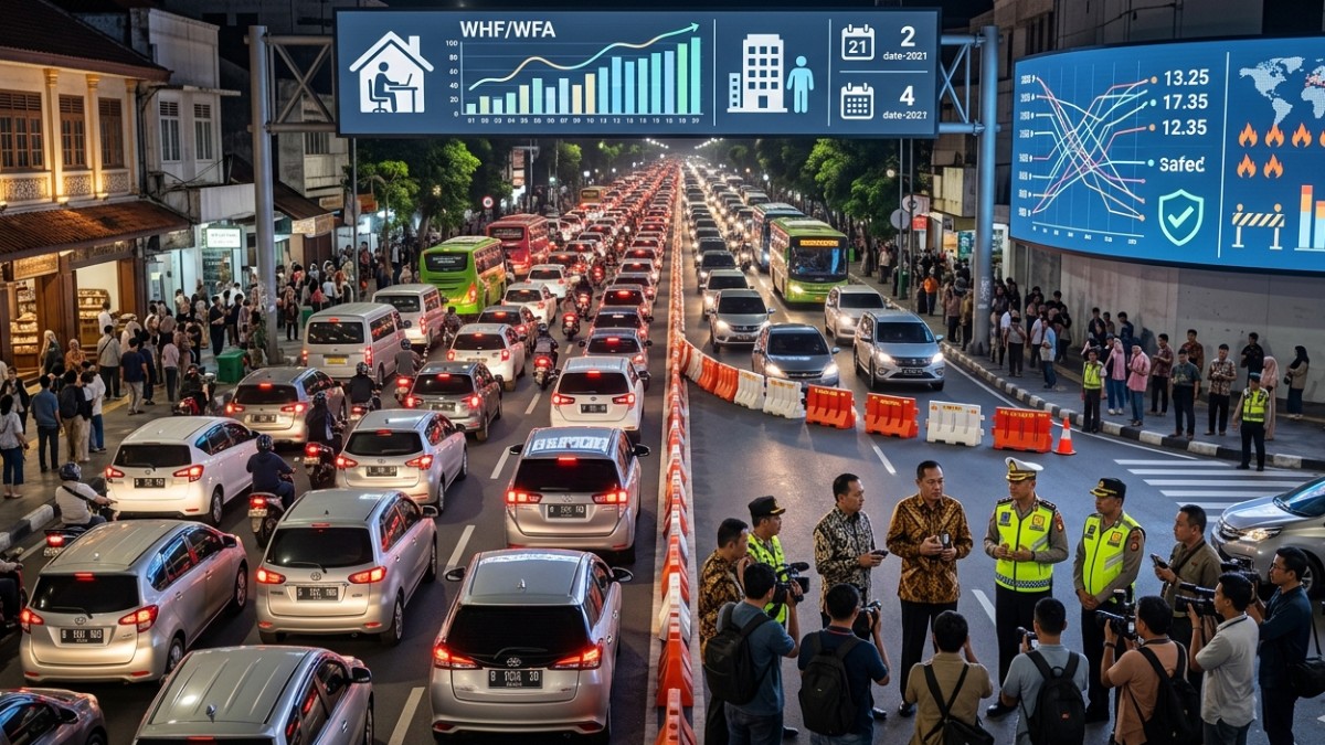 Padati Malioboro Saat Lebaran, Ratusan Ribu Kendaraan Didominasi Pelat Luar, Rekayasa Lalu Lintas Disiapkan