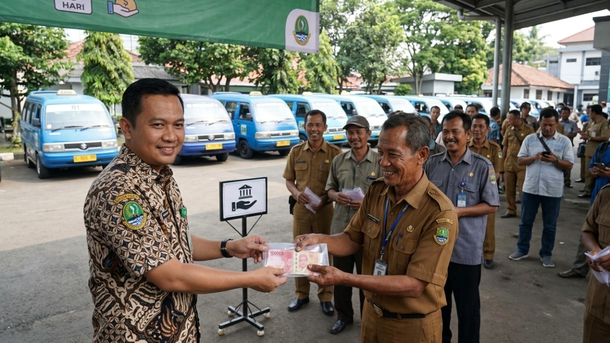 Libur Wajib Tiga Hari, 1.120 Sopir Angkot di Sukabumi Tetap Digaji Rp 600.000 oleh Pemprov Jabar
