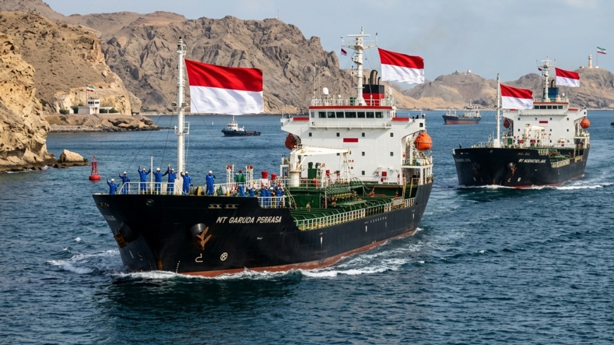 Kabar Baik dari Iran! Dua Kapal Tanker RI Akhirnya Dapat Lampu Hijau Keluar dari Selat Hormuz