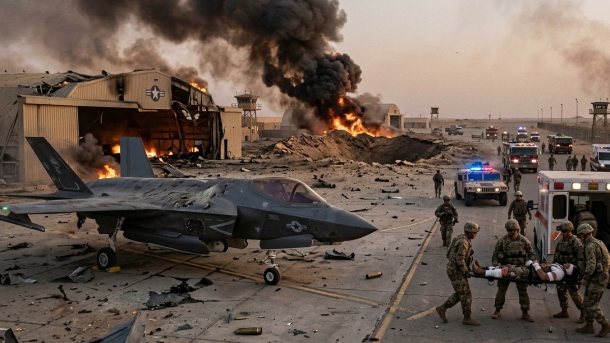 Konflik Memanas! Rudal Iran Hantam Pangkalan AS di Arab Saudi, 10 Tentara Terluka dan Pesawat Rusak