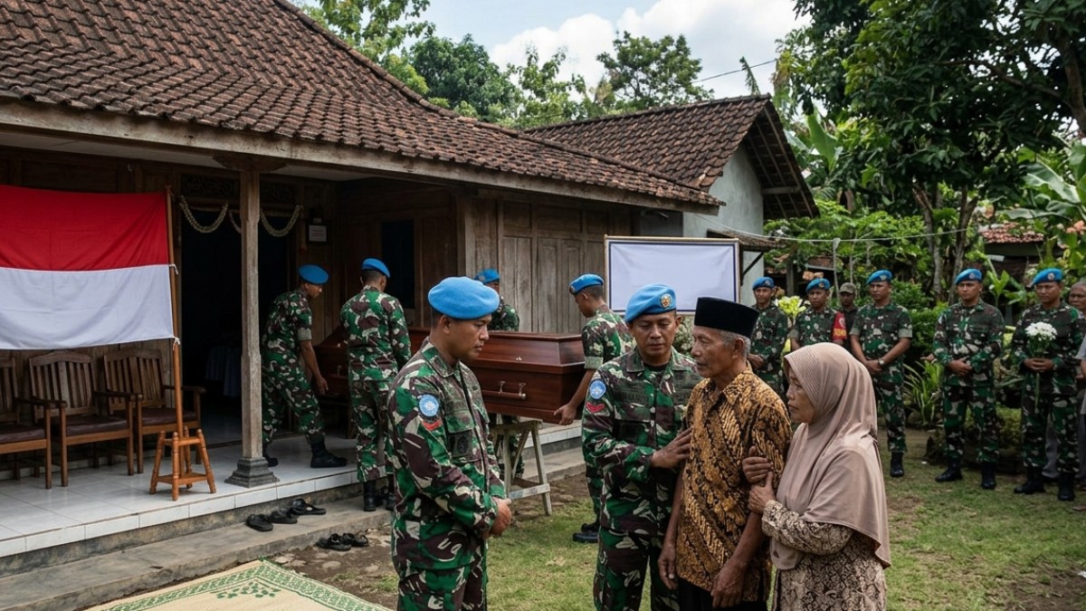 Identitas Prajurit TNI Gugur di Lebanon Terungkap, Rumah Duka Telah Disiapkan di Kulon Progo