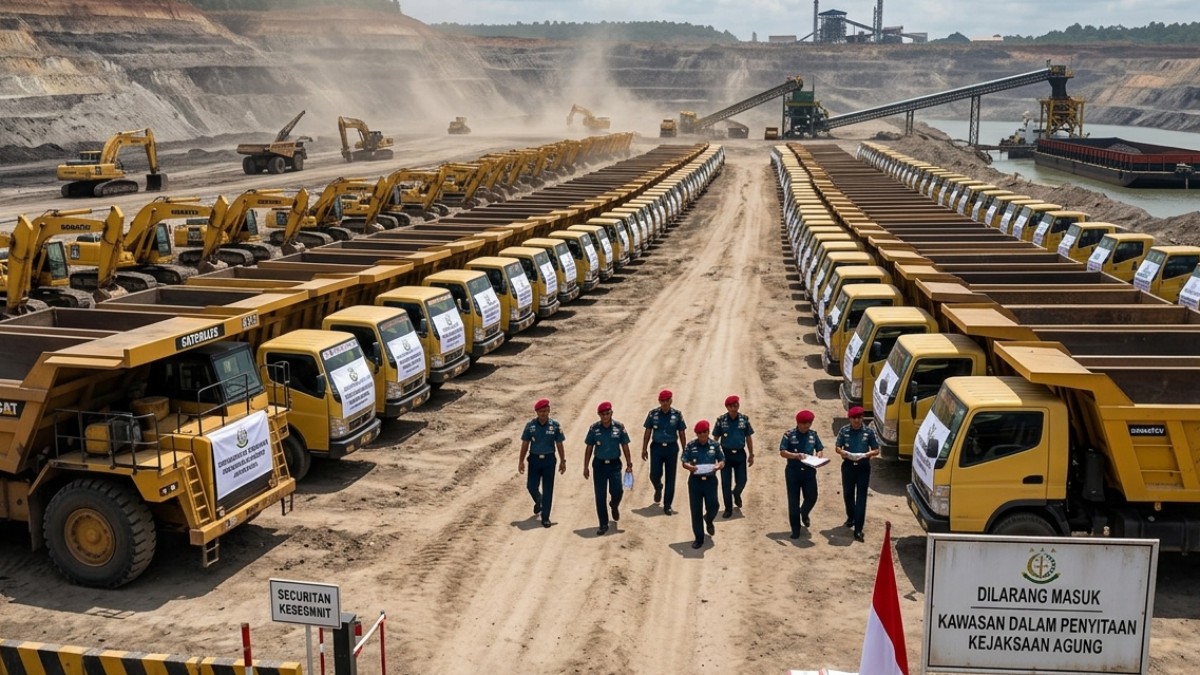 Kejagung Sita Ratusan Truk hingga Areal Tambang Milik Konglomerat Samin Tan, Kerugian Negara Capai Rp4,24 Triliun