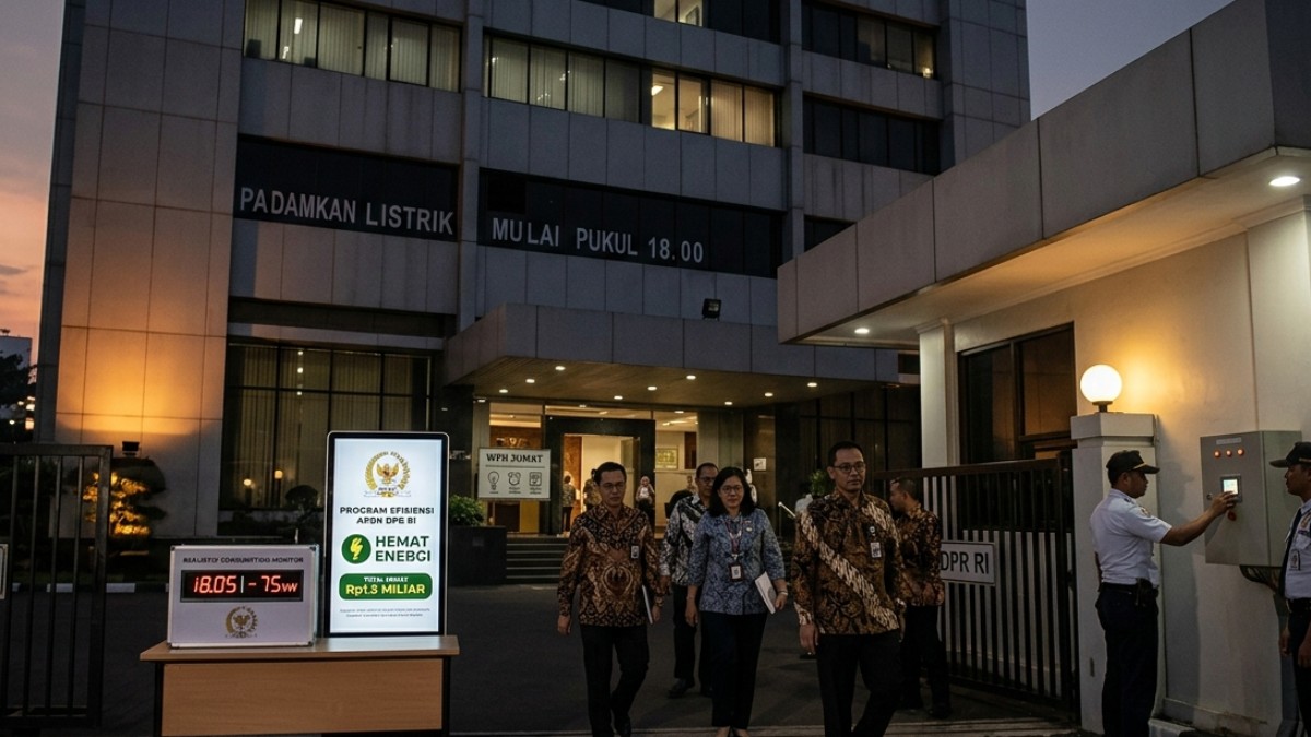 Efisiensi DPR Demi APBN: Mulai dari Padamkan Listrik Pukul 18.00 hingga WFH Jumat, Target Hemat Rp1,5 Miliar