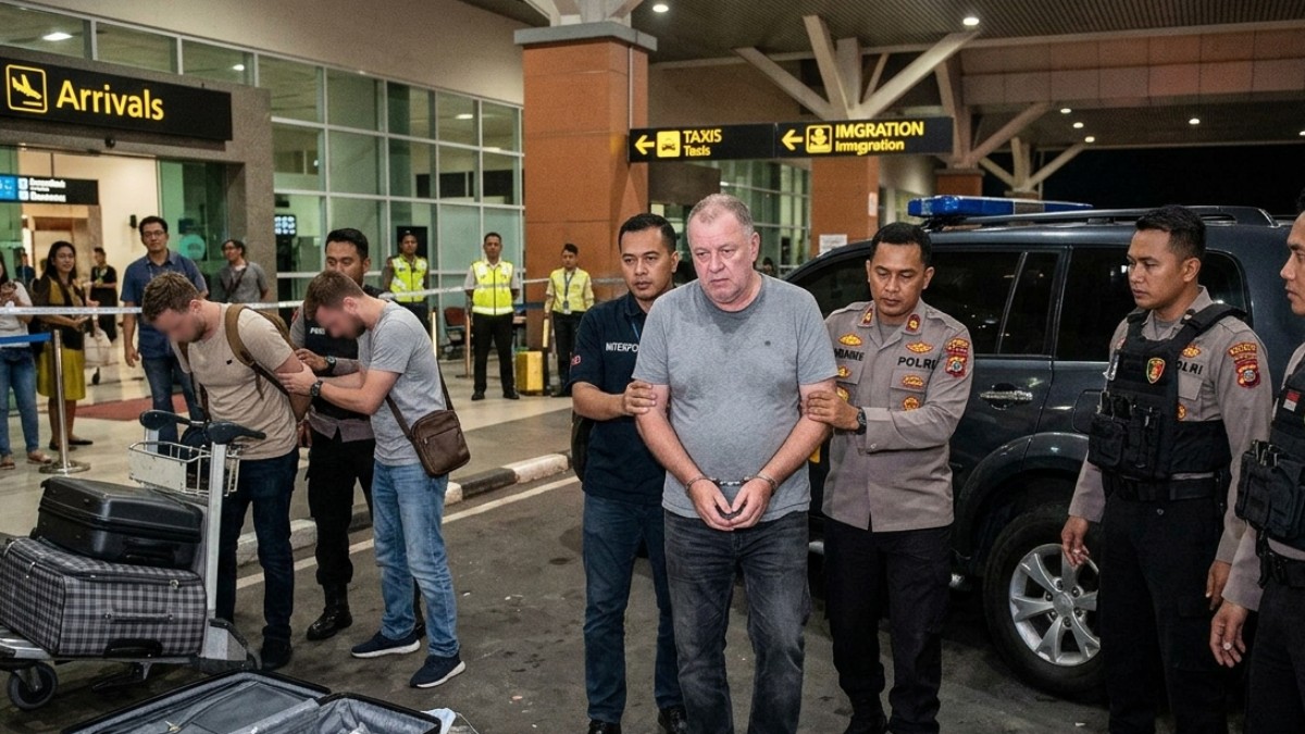 Buronan Mafia Skotlandia Tertangkap di Bali! Jaringan Narkoba Internasional Disergap Usai Terbang dari Abu Dhabi