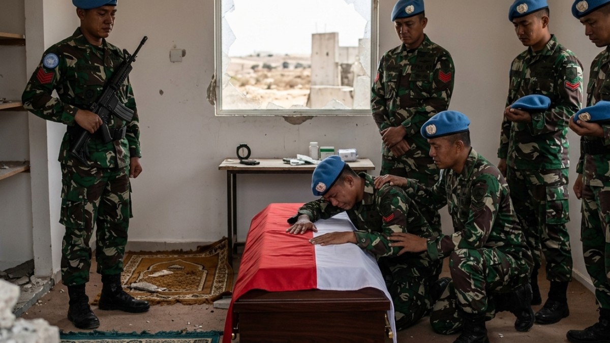 Kesedihan Mendalam: Praka Farizal Gugur Kena Mortir Israel Saat Tengah Salat Isya di Lebanon, Ini Kronologi Lengkapnya