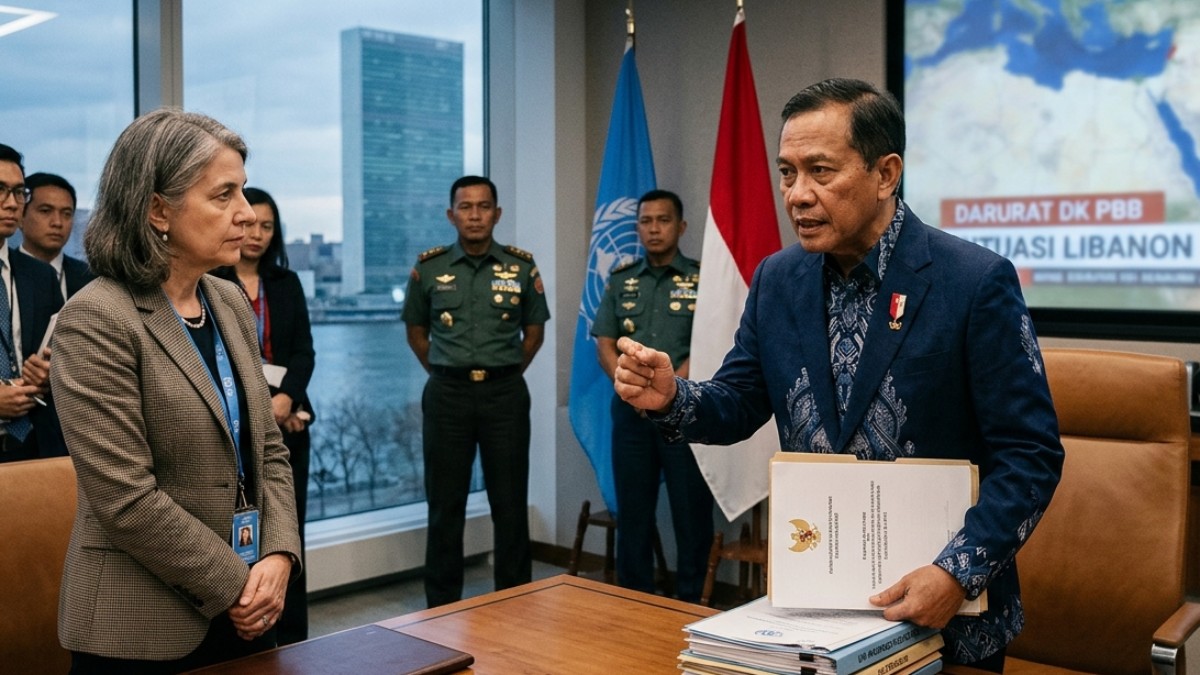 Langkah Diplomasi Keras: Menlu Sugiono Desak PBB Gelar Rapat Darurat DK Usai Tiga Prajurit TNI Gugur di Lebanon