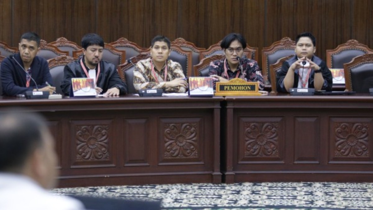 Sony Novian Menghadiri Sidang MK